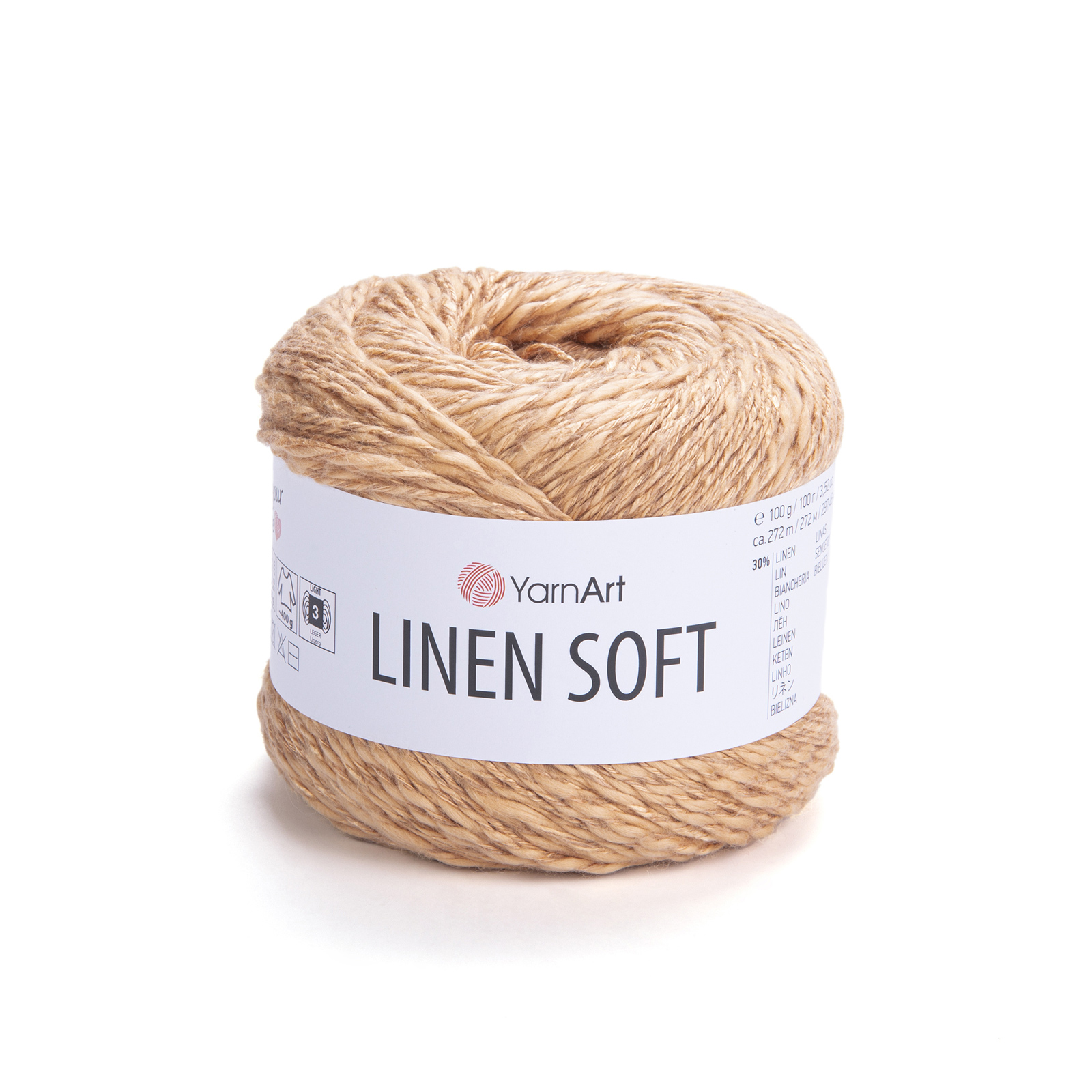 yarnart linen soft - beige (7305) - 100gr (272mt) | 1pc