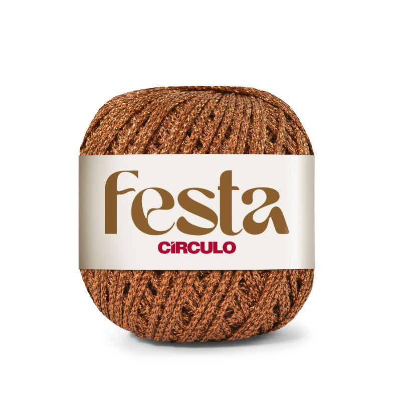circulo festa - copper (7596) - 50gr (87mt) | 1pc