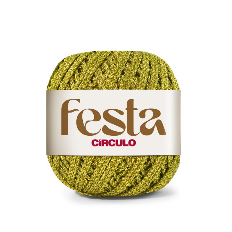 circulo festa - gold (7577) - 50gr (87mt) | 1pc