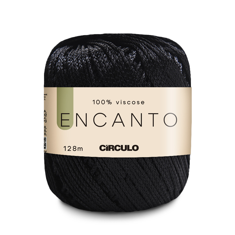 circulo encanto - black (8990) - 100gr (128mt) | 1pc