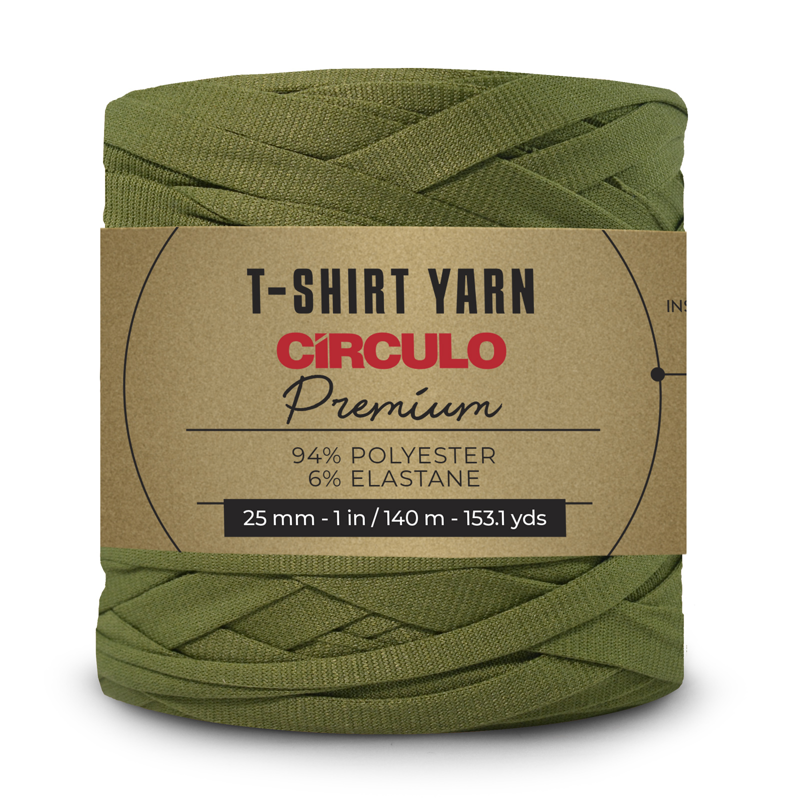 circulo premium t-shirt yarn - sage (5092) - 270gr (140mt) | 1pc