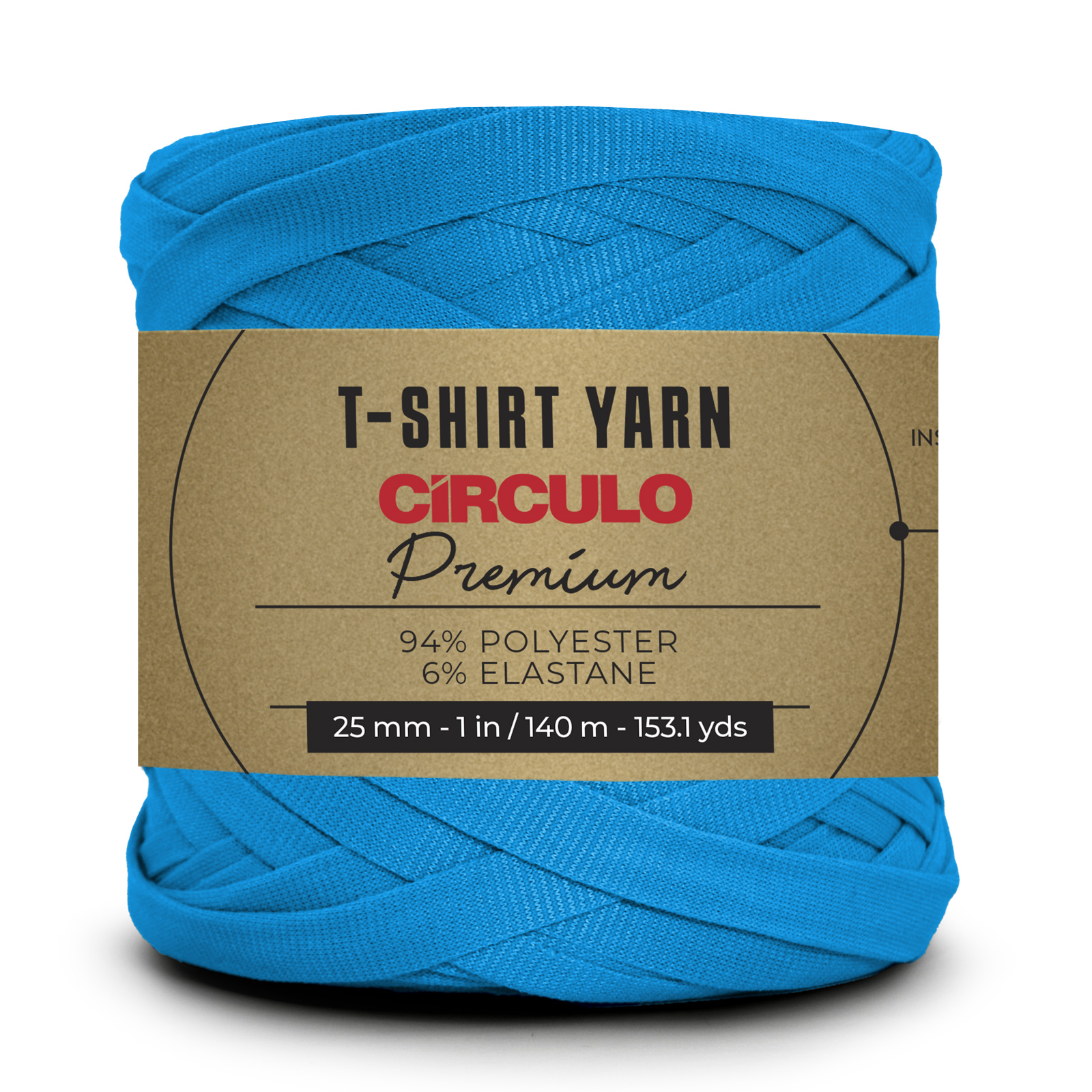 circulo premium t-shirt yarn - tropical blue (786) - 270gr (140mt) | 1pc