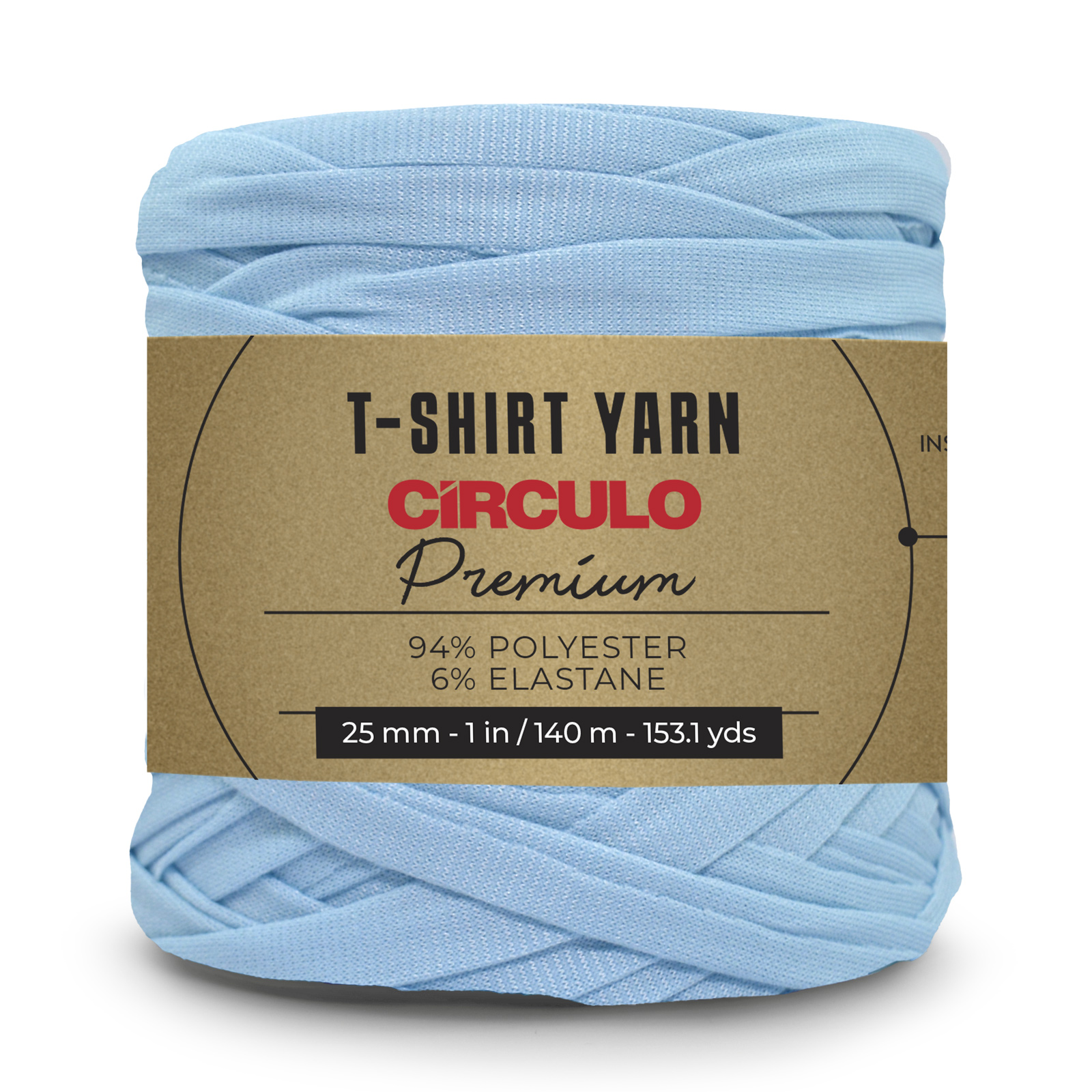 circulo premium t-shirt yarn - candy blue (2012) - 270gr (140mt) | 1pc
