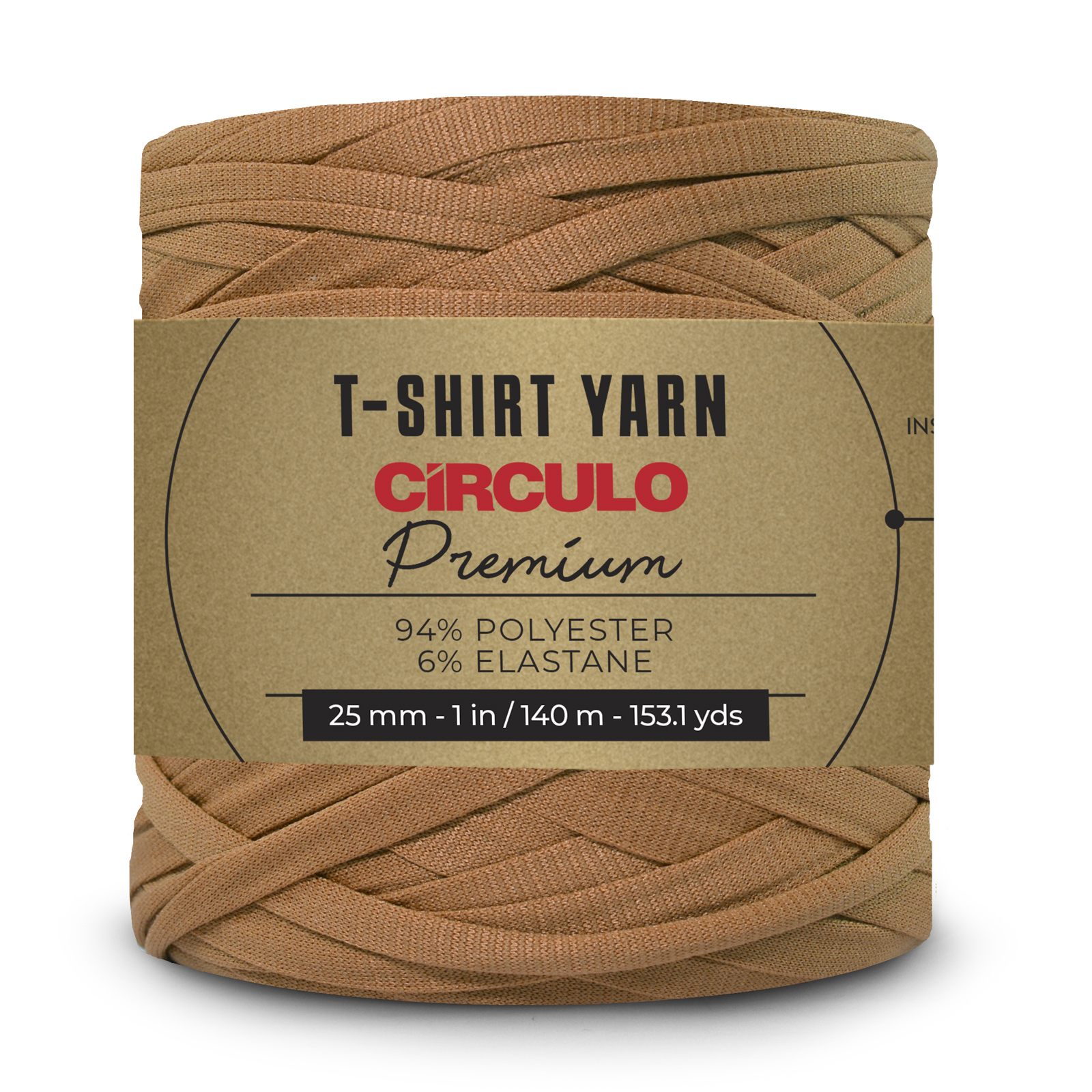 circulo premium t-shirt yarn - pecan (7929) - 270gr (140mt) | 1pc