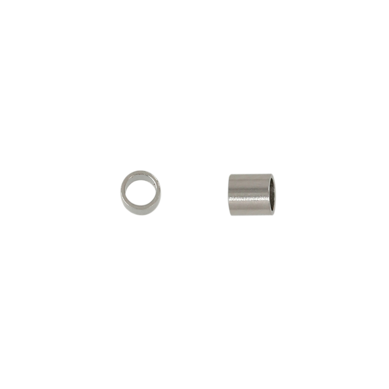 stainless steel crimp tubes 2,5mm | 100pc