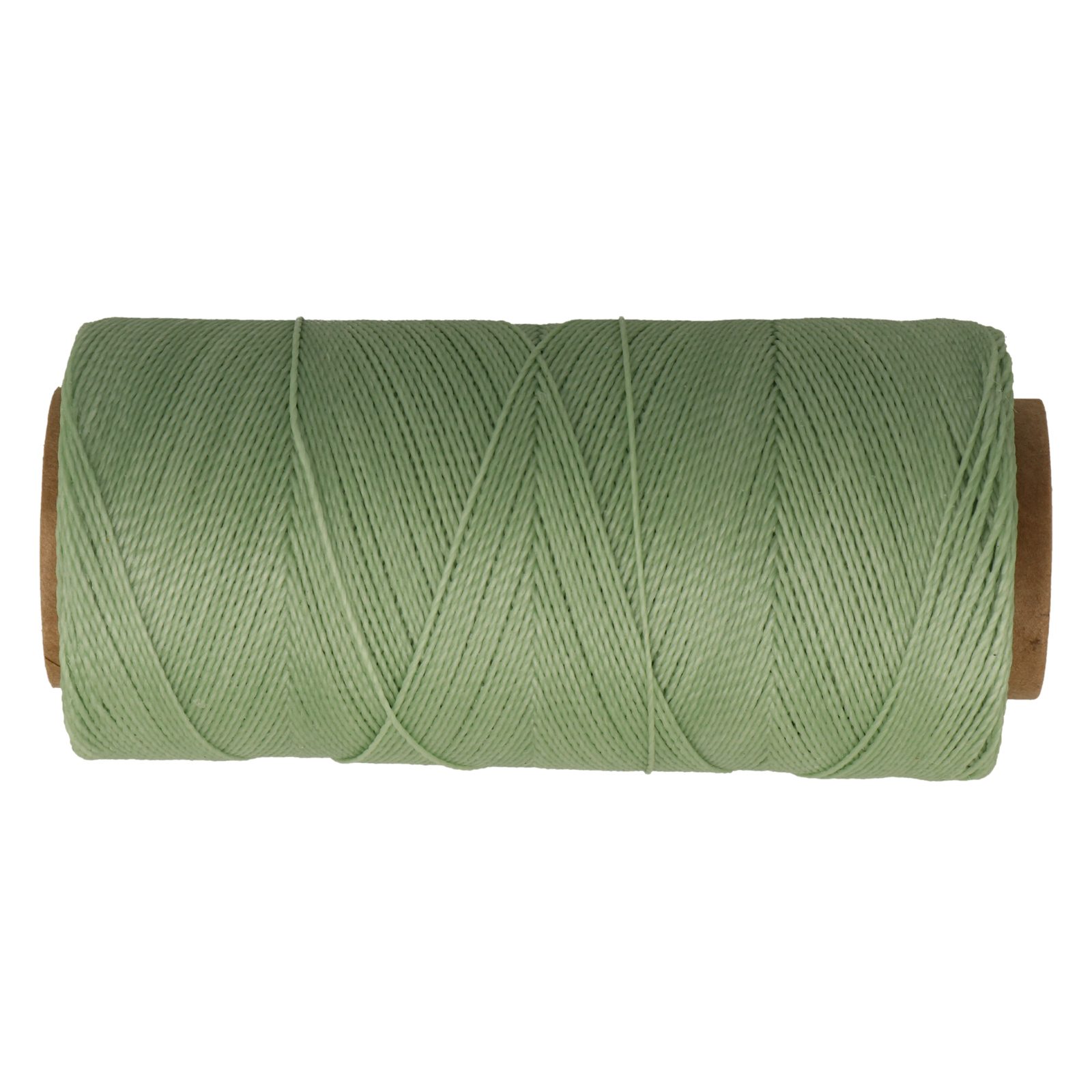 linhasita waxed polyester cord - pastel green (397) 0,5mm - 100gr spool (aprox. 335mt) | 1pc