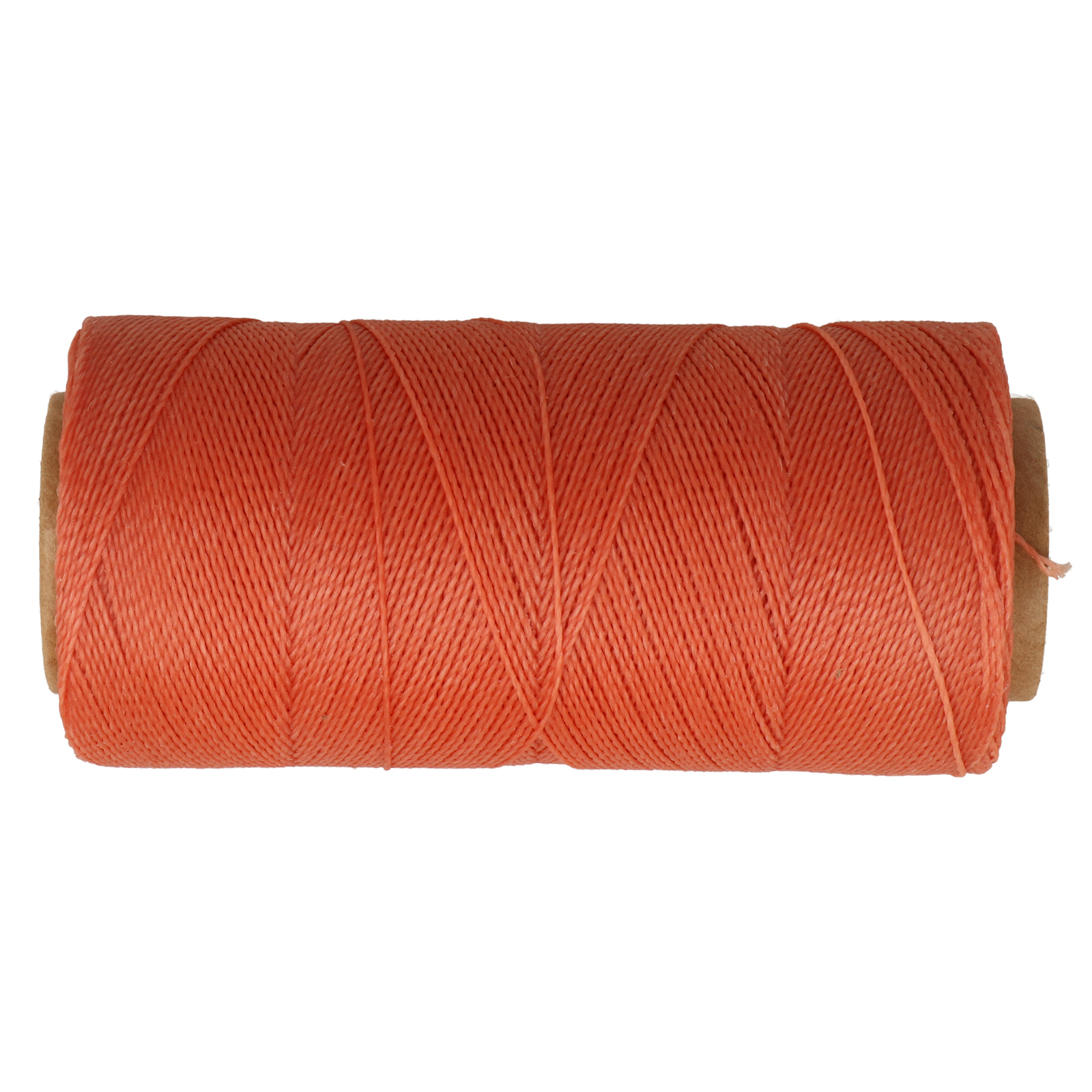 linhasita waxed polyester cord - coral (640) 0,5mm - 100gr spool (aprox. 335mt) | 1pc
