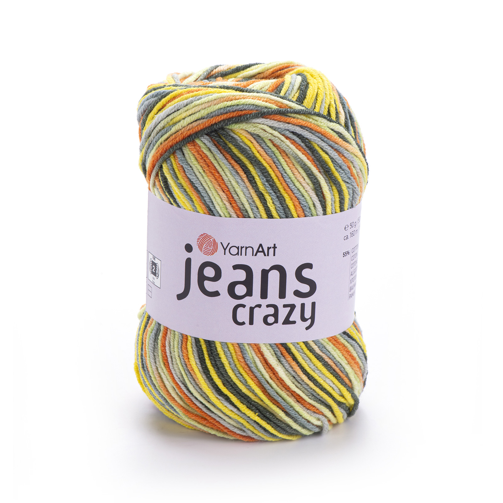 yarnart jeans crazy - spices (7201) - 50gr (160mt) | 1pc