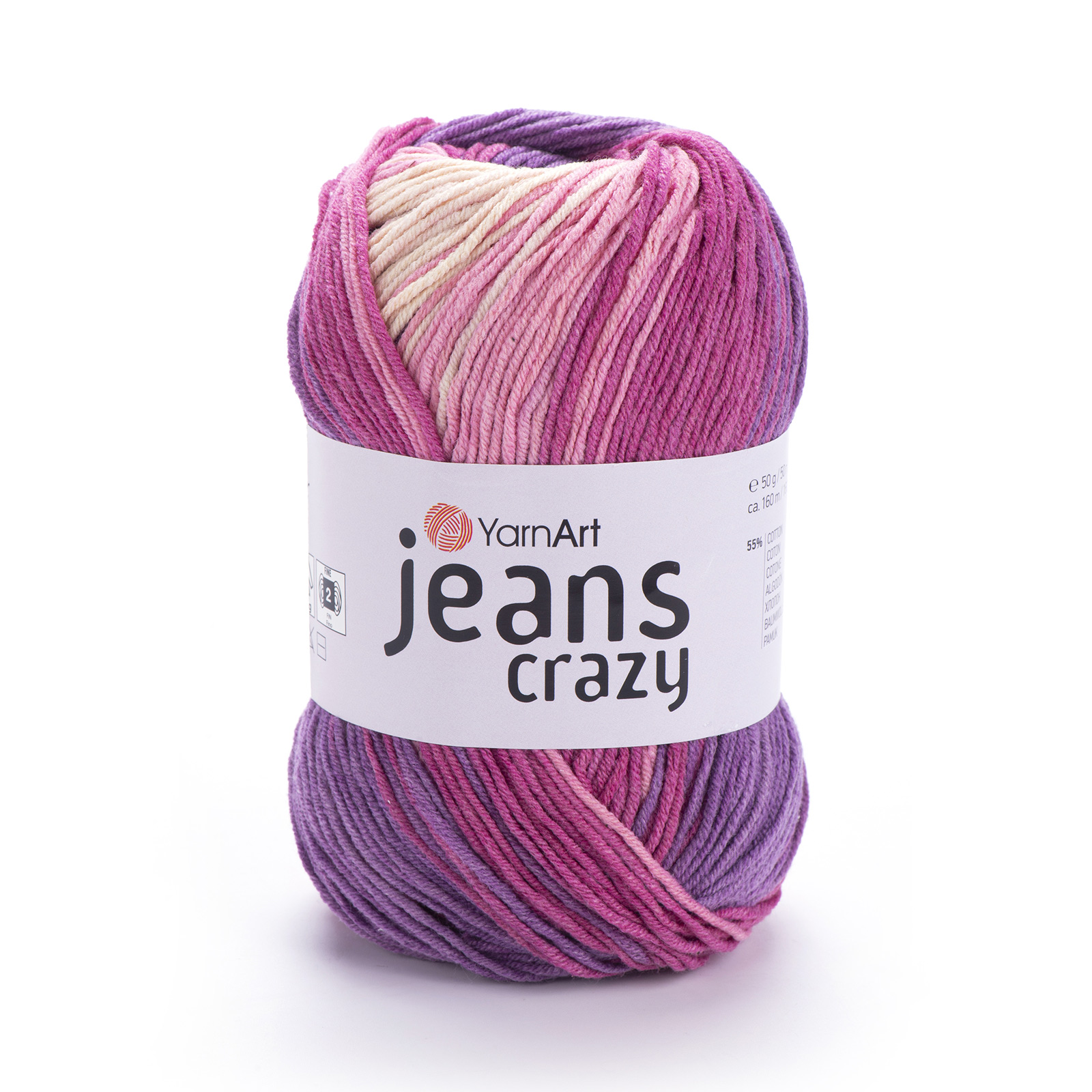 yarnart jeans crazy - doll (8206) - 50gr (160mt) | 1pc