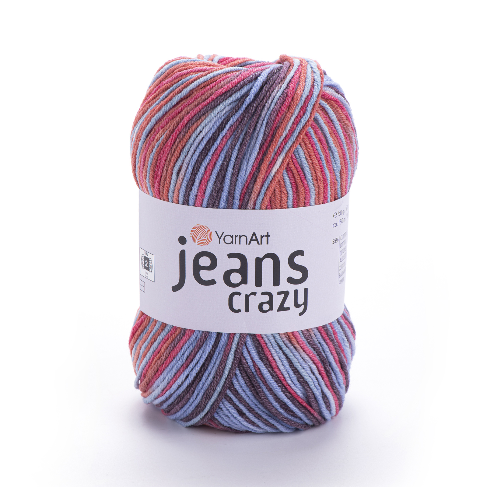 yarnart jeans crazy - beeren (8214) - 50gr (160mt) | 1st