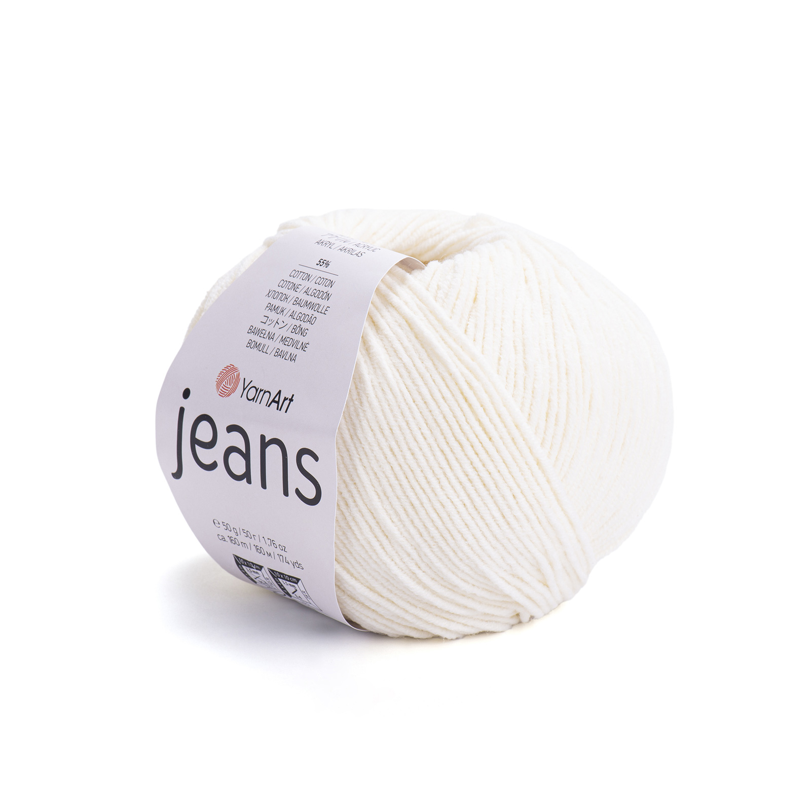 yarnart jeans - ivory (3) - 50gr (160mt) | 1pc