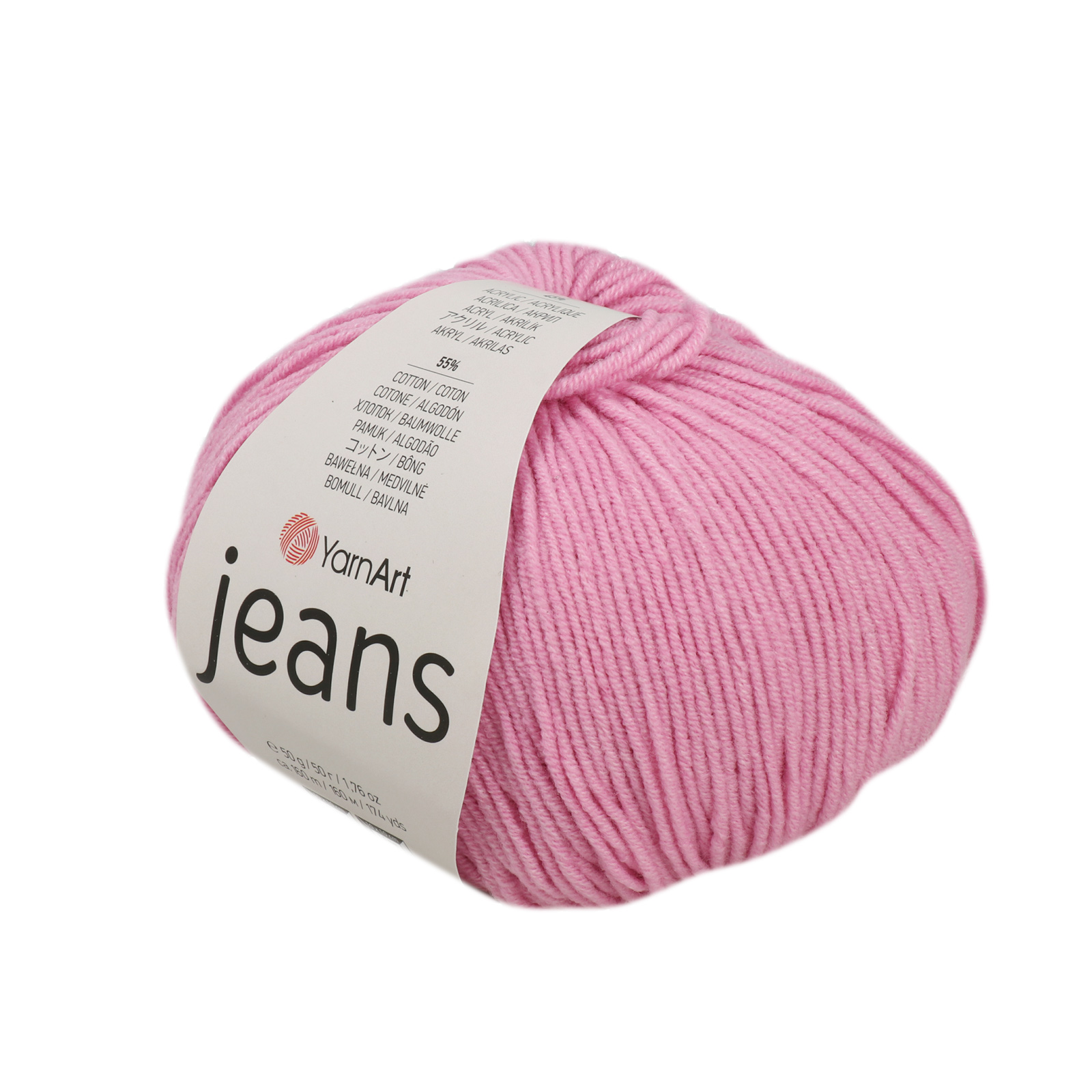 yarnart jeans - rosa (20) - 50gr (160mt) | 1st