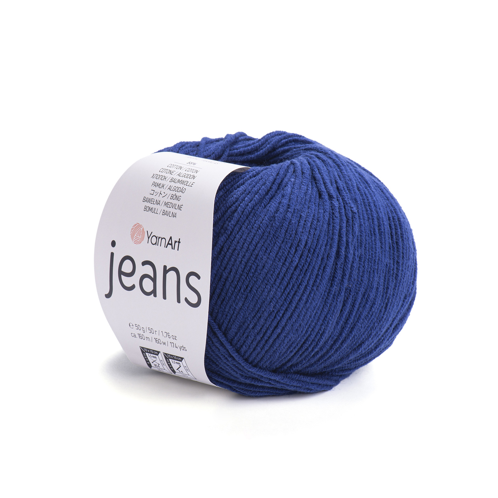 yarnart jeans - navy (54) - 50gr (160mt) | 1pc