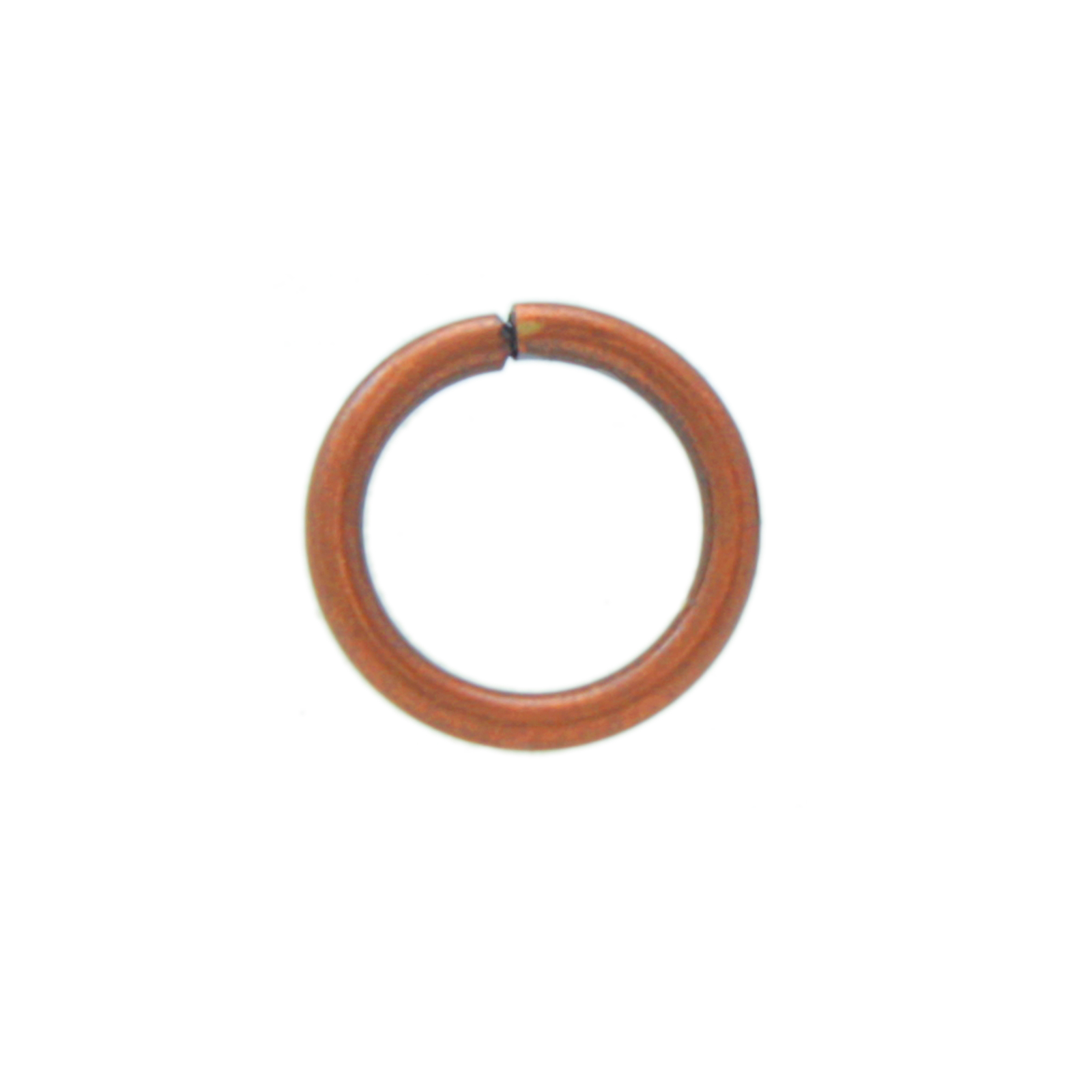 antique copper open jump ring 9mm - wire 1,2mm | 50pc