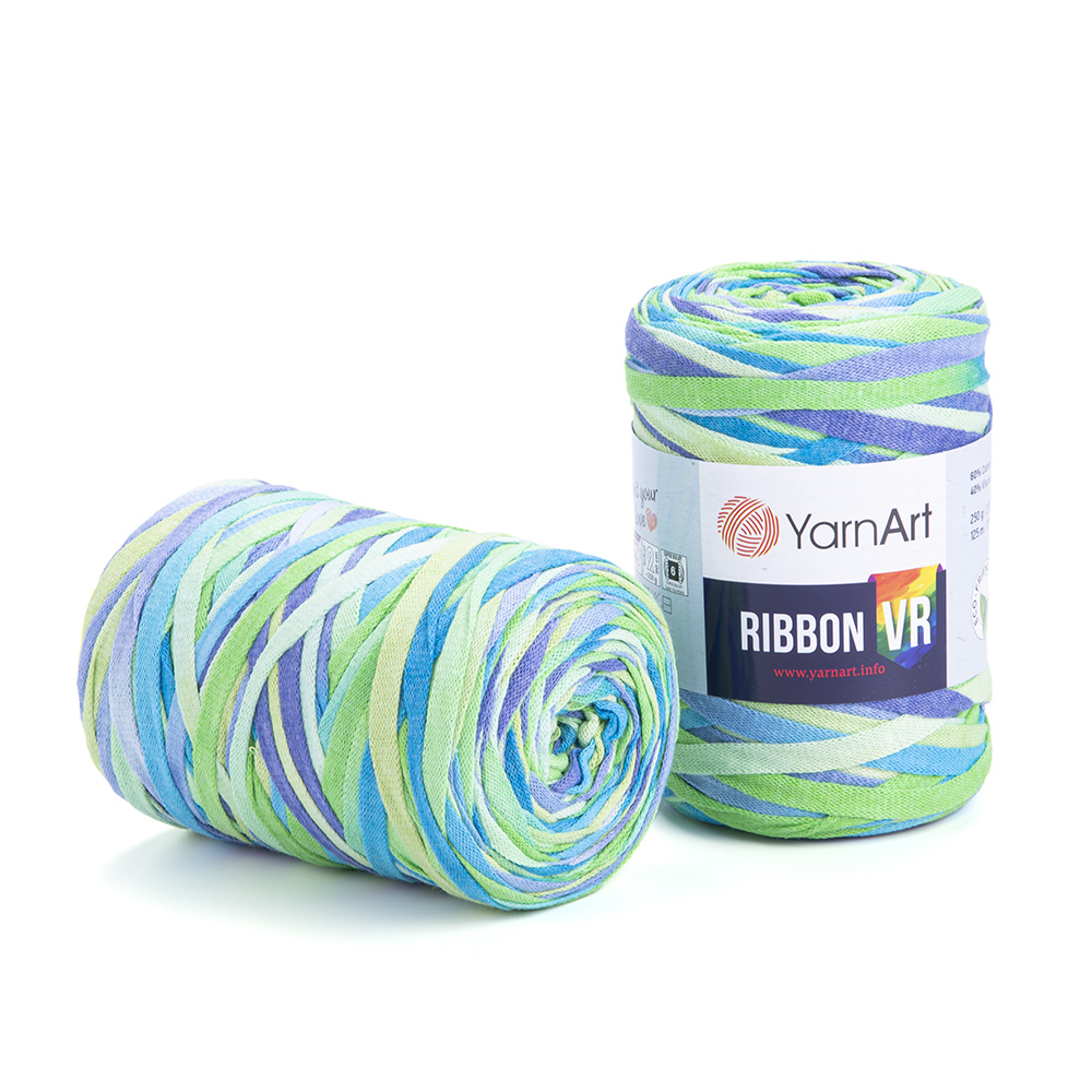 yarnart ribbon vr - aurora borealis (920) - 250gr (125mt) | 1pc