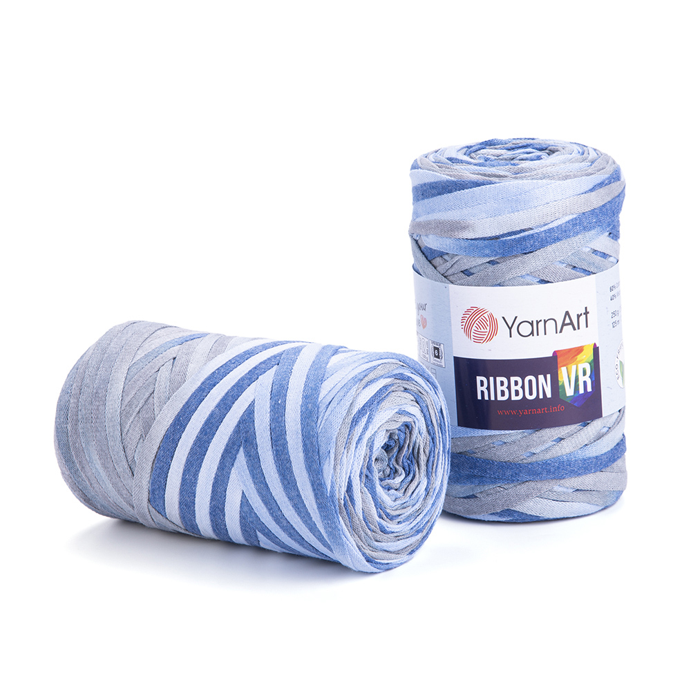 yarnart ribbon vr - ozean (916) - 250gr (125mt) | 1st