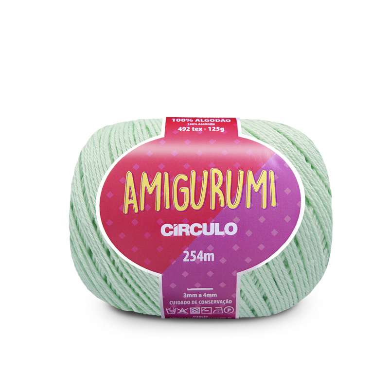 circulo amigurumi - candy green (2204) - 125gr (254m) | 1pc