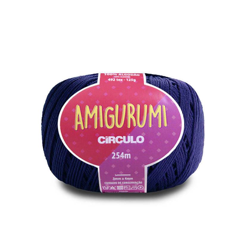 circulo amigurumi - navy (2856) - 125gr (254m) | 1pc