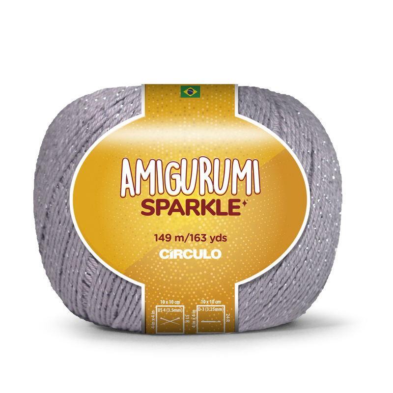 circulo amigurumi sparkle - stone (8008) - 80gr (149mt) | 1pc