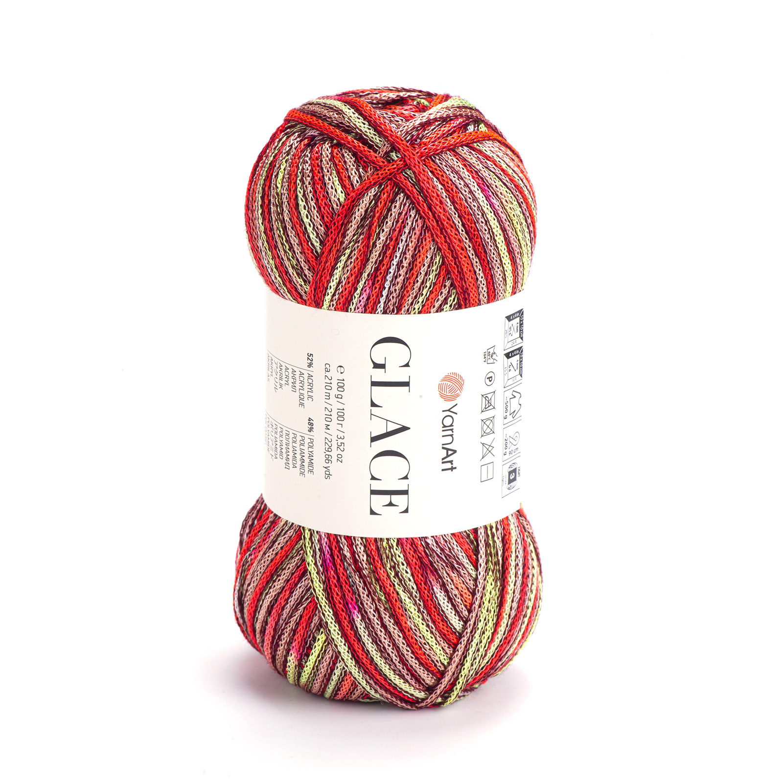 yarnart glace - royal (7210) - 100gr (210mt) | 1pc