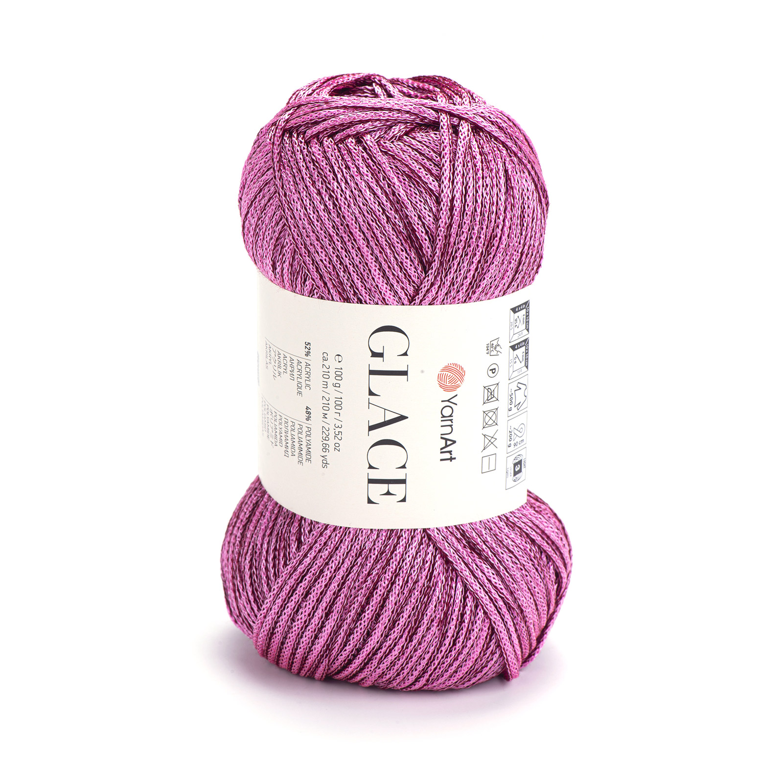 yarnart glace - fuchsia (7313) - 100gr (210mt) | 1pc