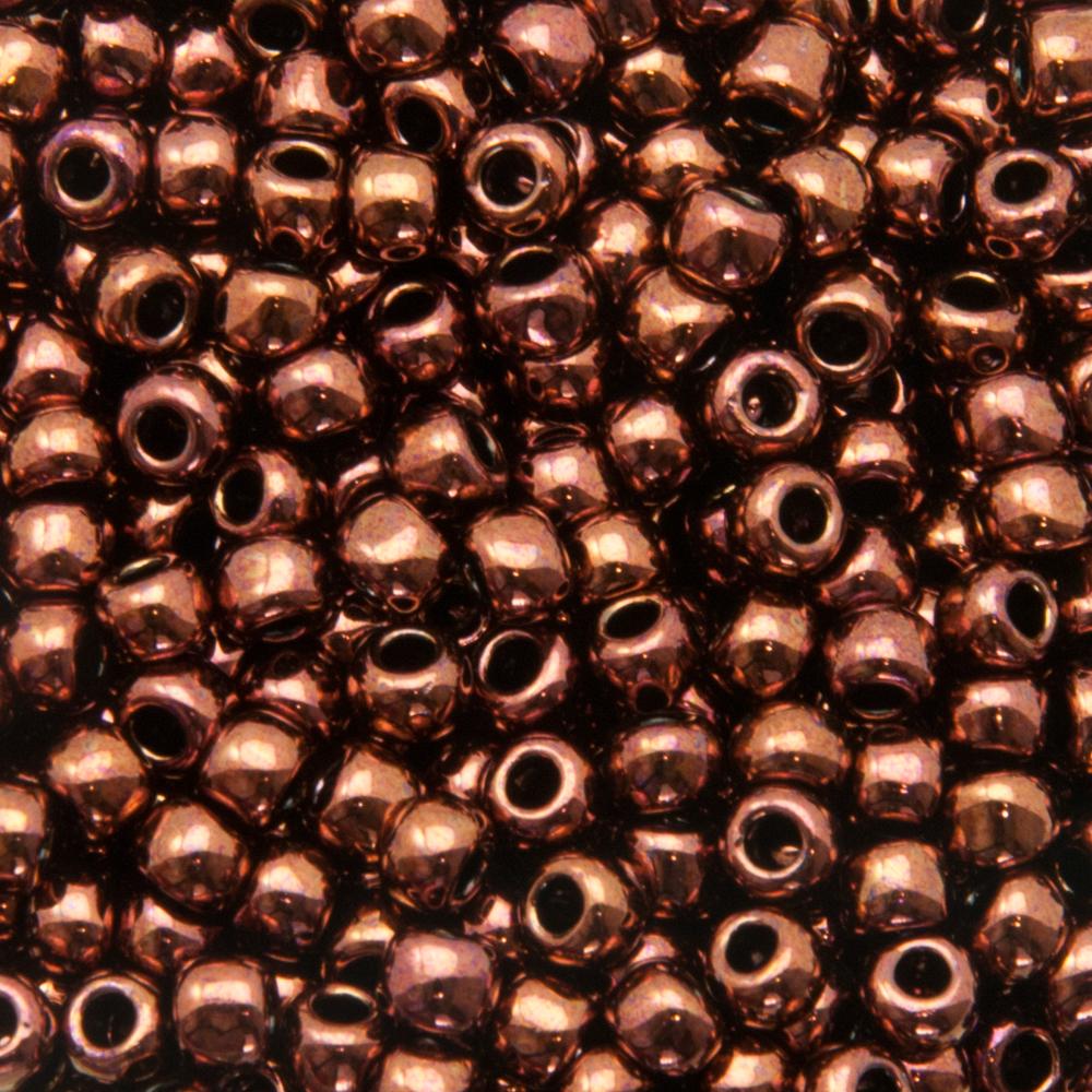 rocaille toho seed beads 6/0 - dark bronze (222) | 10gr