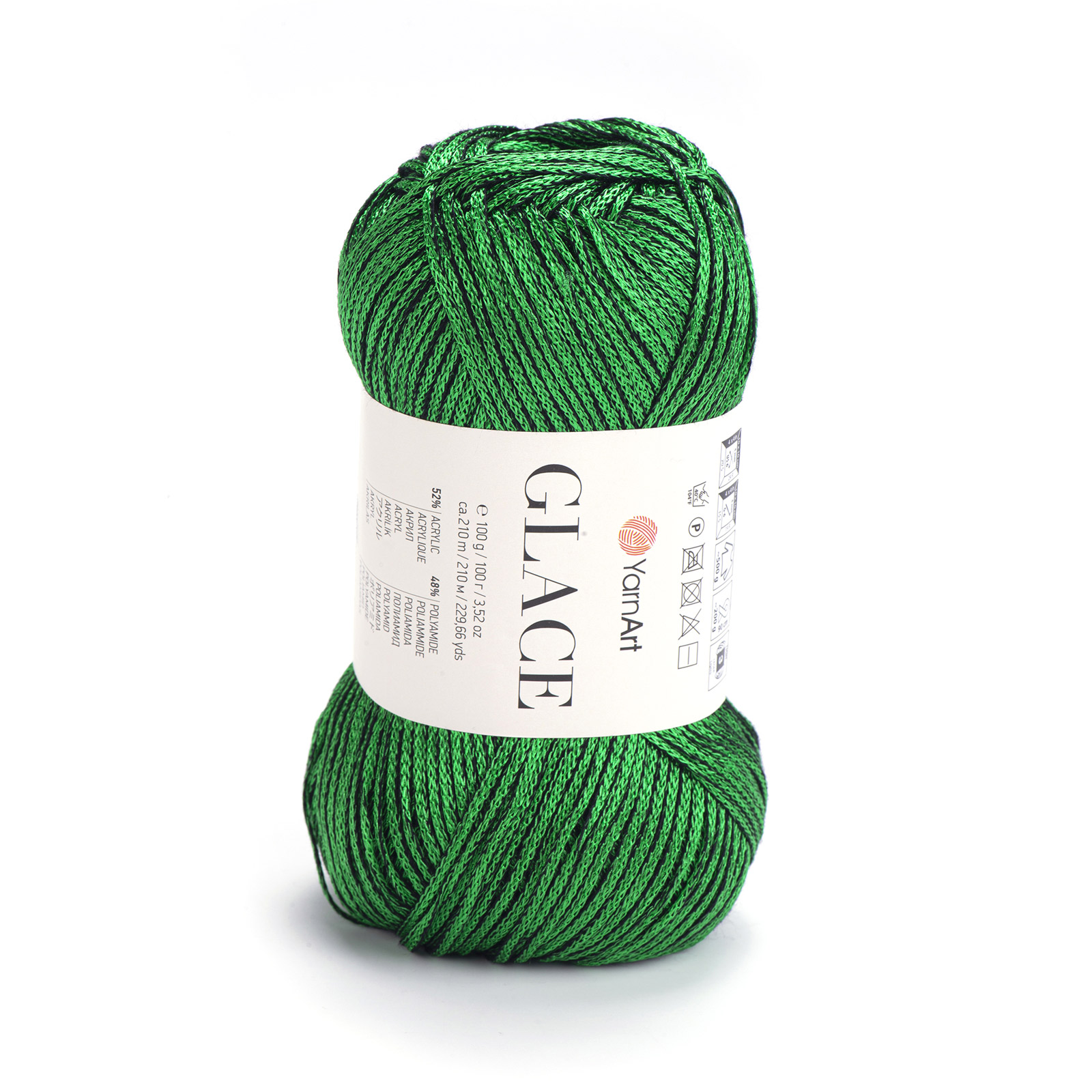 yarnart glace - emerald green (7306) - 100gr (210mt) | 1pc