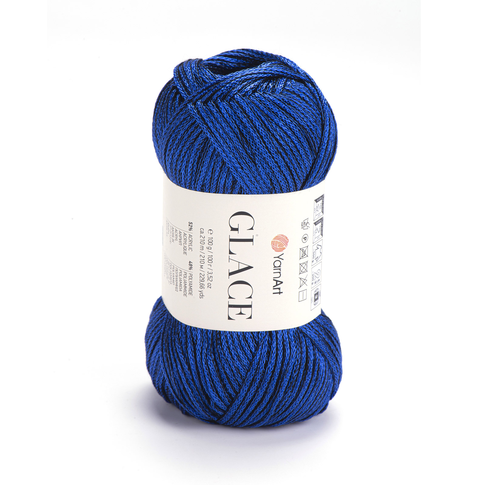 yarnart glace - electric blue (7307) - 100gr (210mt) | 1pc