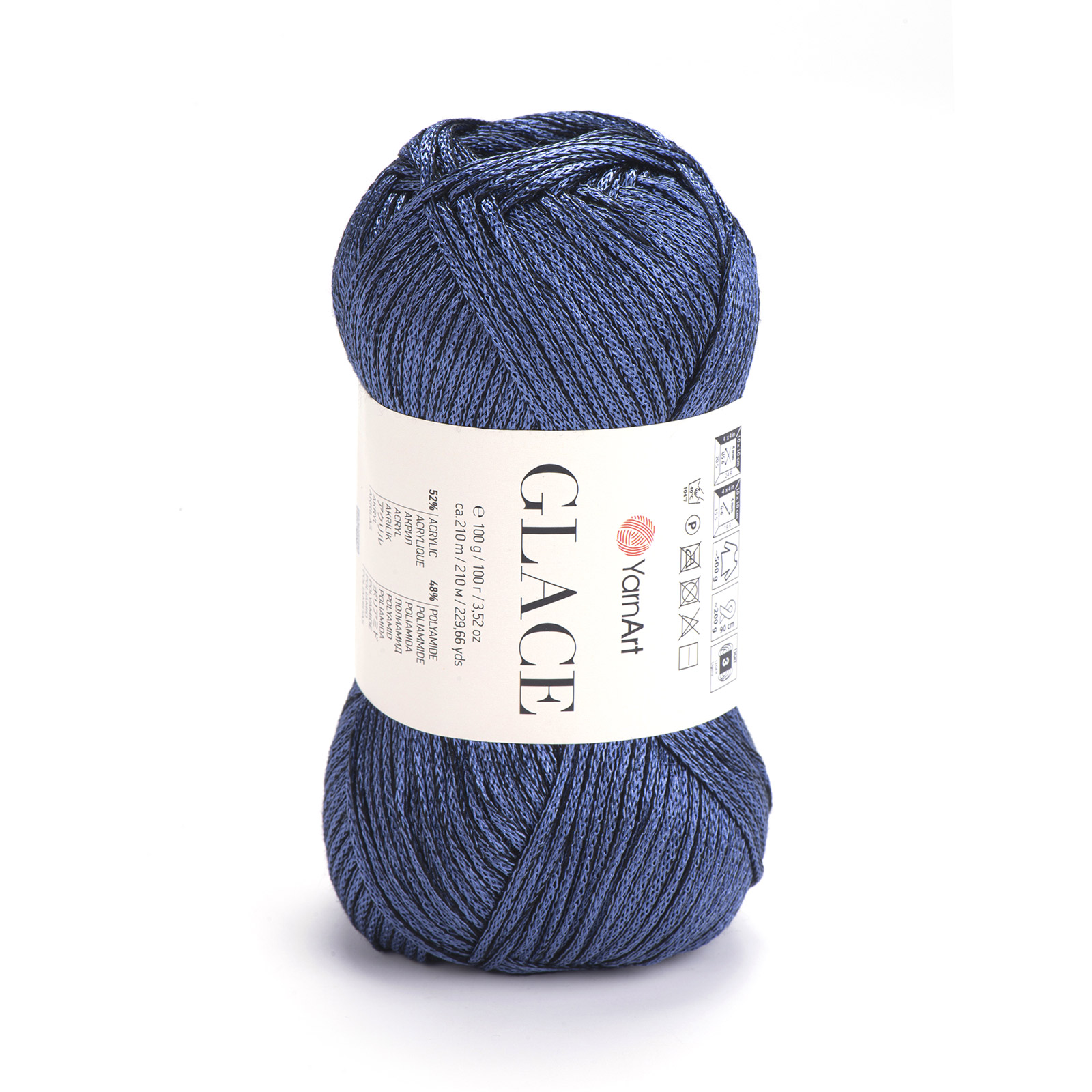 yarnart glace - blue (7309) - 100gr (210mt) | 1pc
