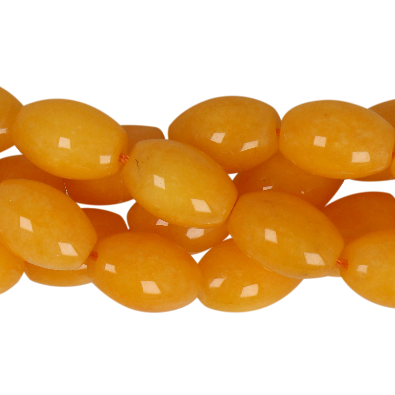 dyed jade yellow smooth barrel 14x10mm | 4pc