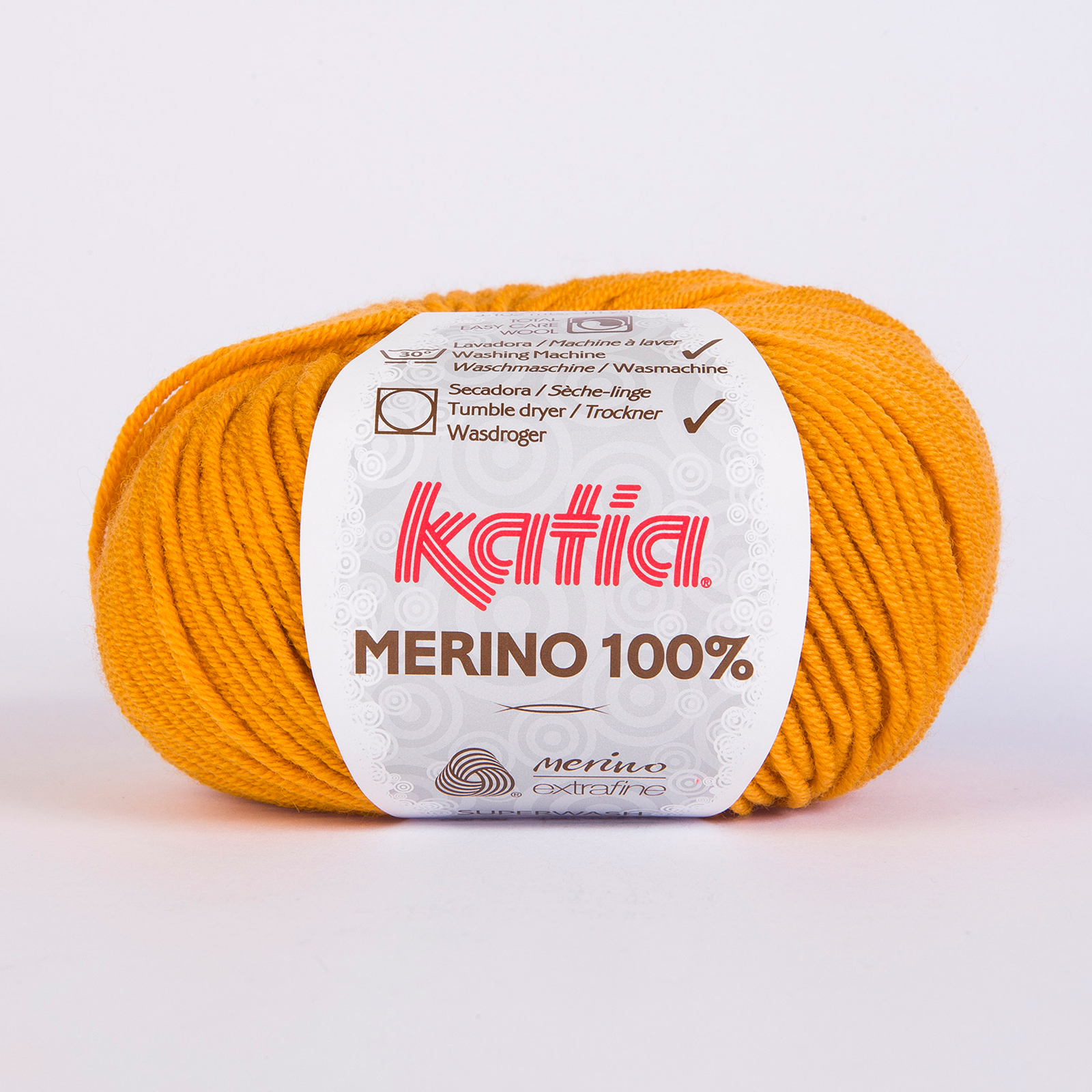 katia yarn - merino 100% ochre yellow (13) - 50gr | 1pc
