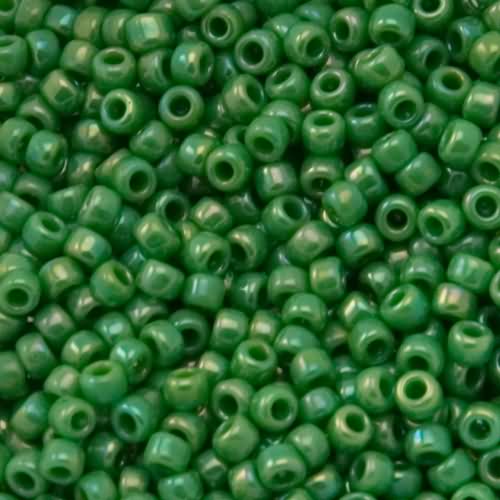 saatperlen toho 11/0 opaque rainbow mint green (407) | 10gr