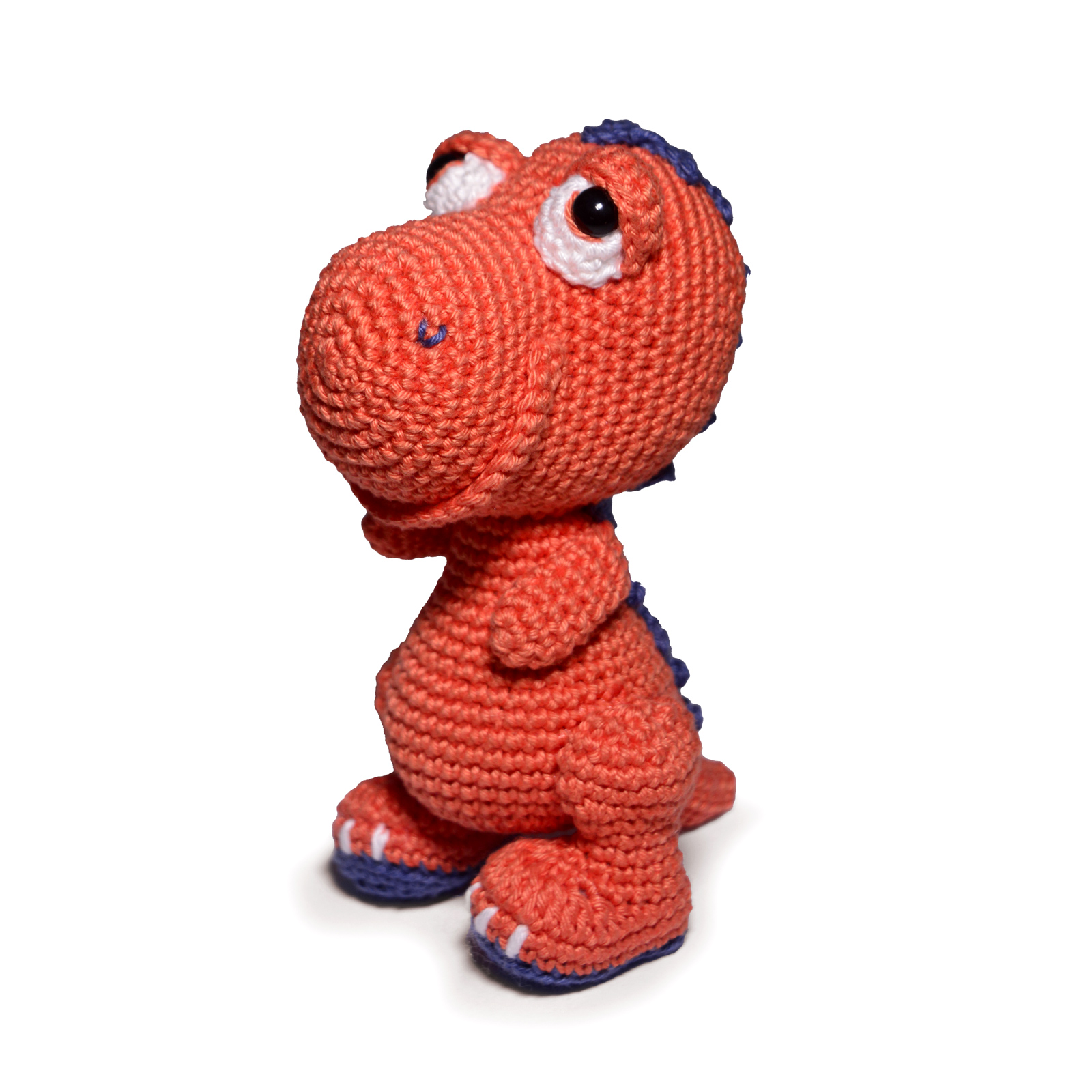 circulo amigurumi kit baby dino collection - t-rex - eng/esp/pt | 1pc