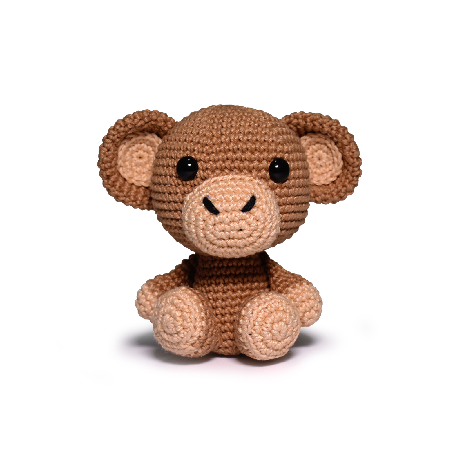circulo amigurumi kit safari animals baby collection - monkey - eng/esp/pt | 1pc