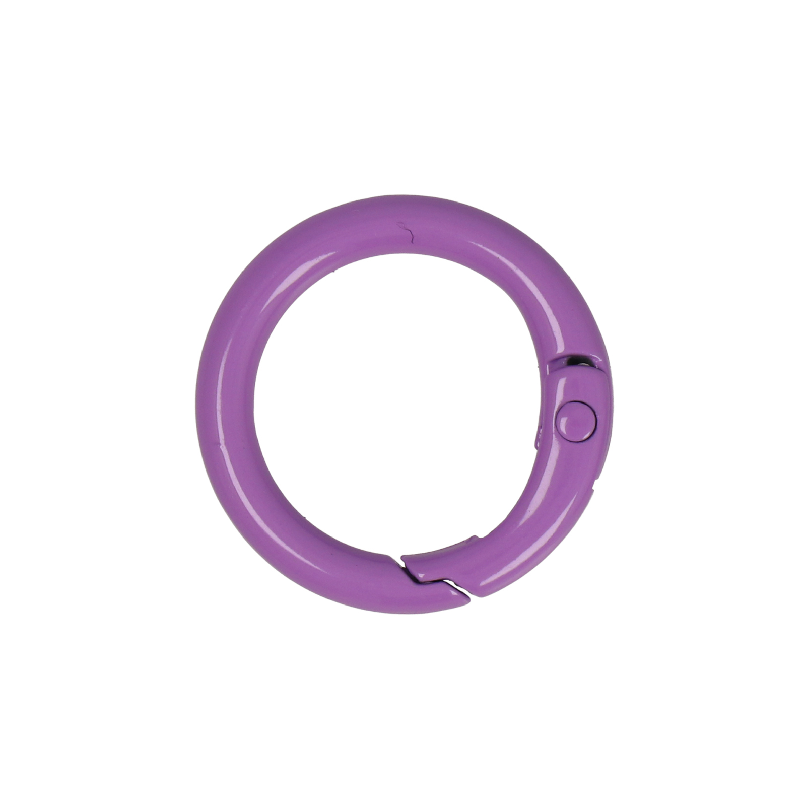 purple round lobster clasp 25mm | 5pc
