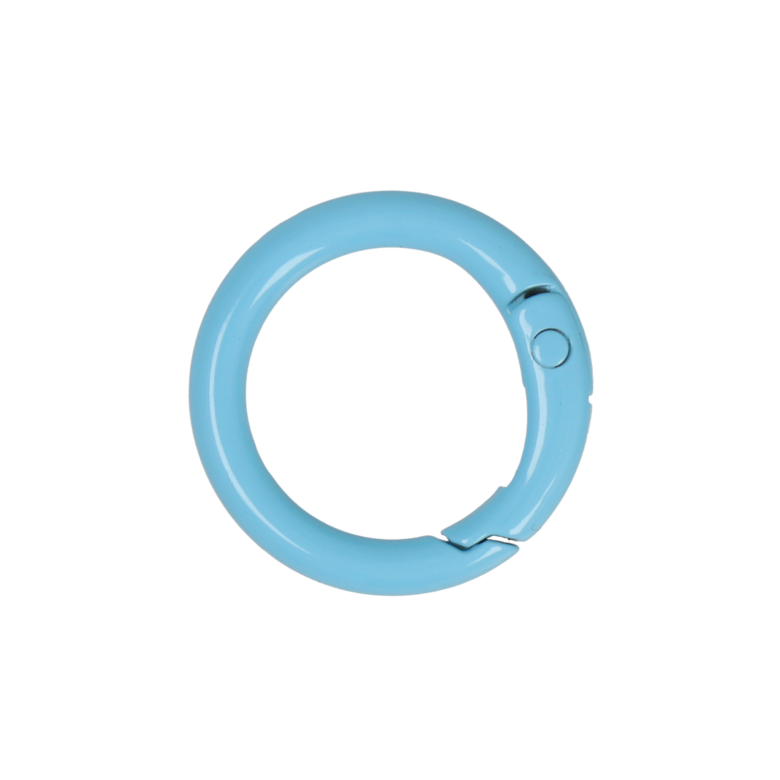 sky blue round lobster clasp 25mm | 5pc
