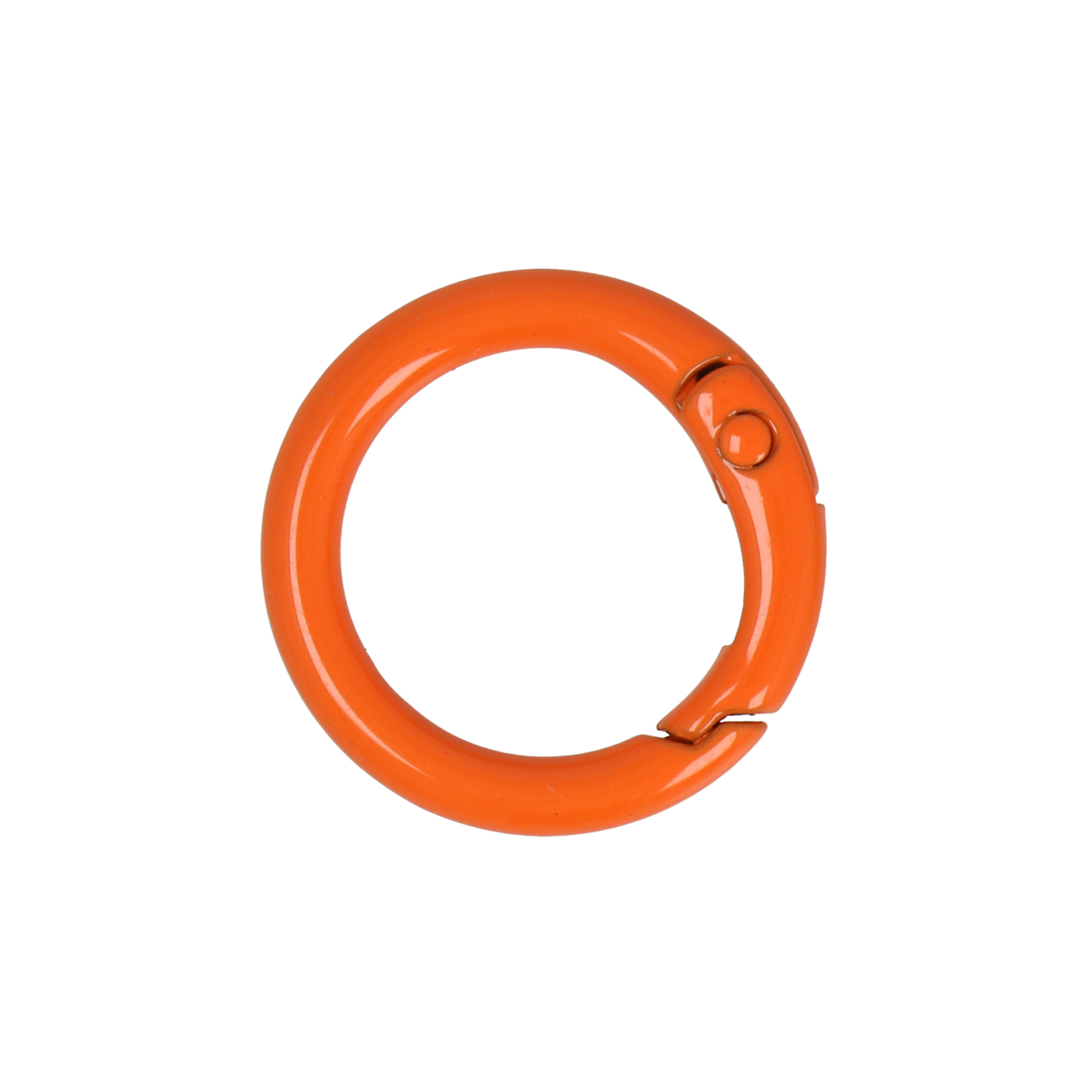 orange round lobster clasp 25mm | 5pc