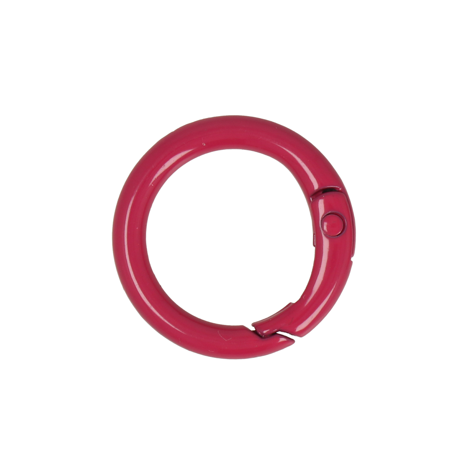 fuchsia round lobster clasp 25mm | 5pc