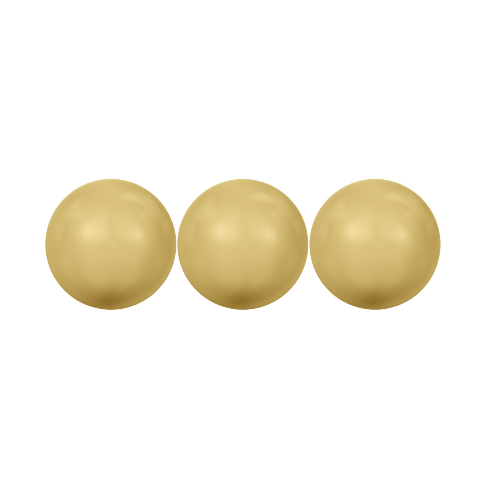 runde perlen (5810) gold 6mm | 20st