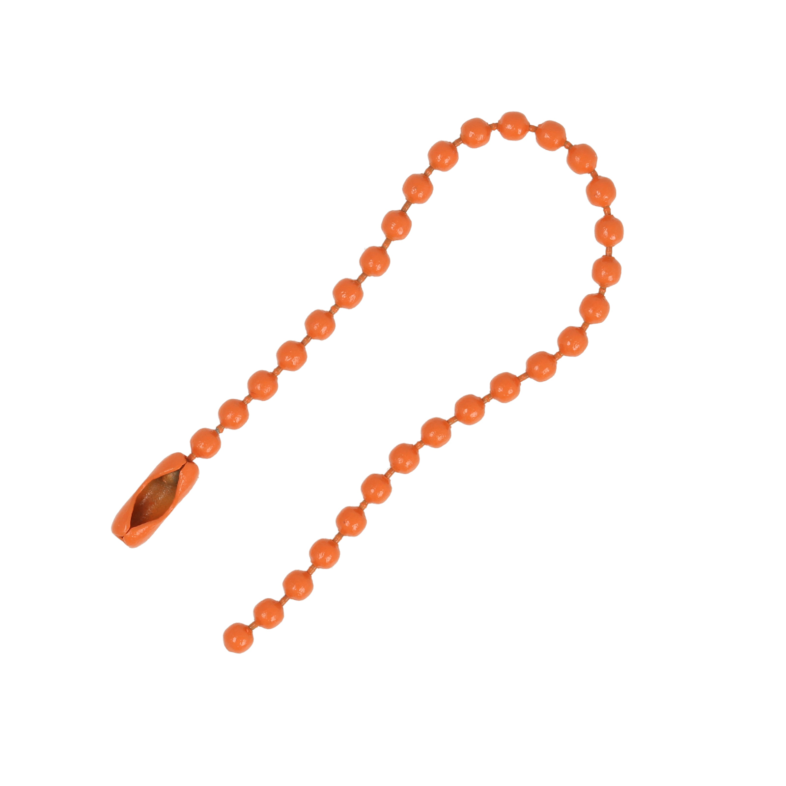 orange ball chain for keychain 10cm | 20pc