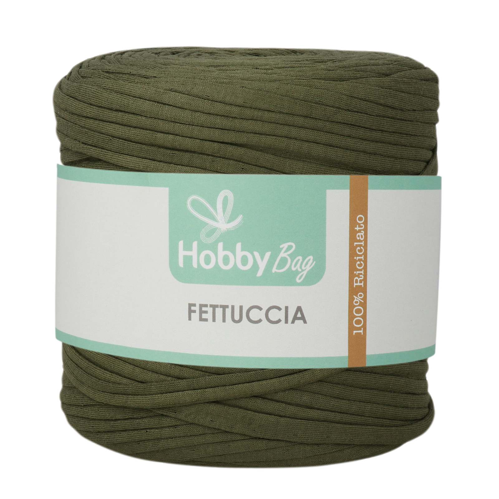 fettuccia hobbybag - olive - 500-800gr (110-130mt) | 1pc