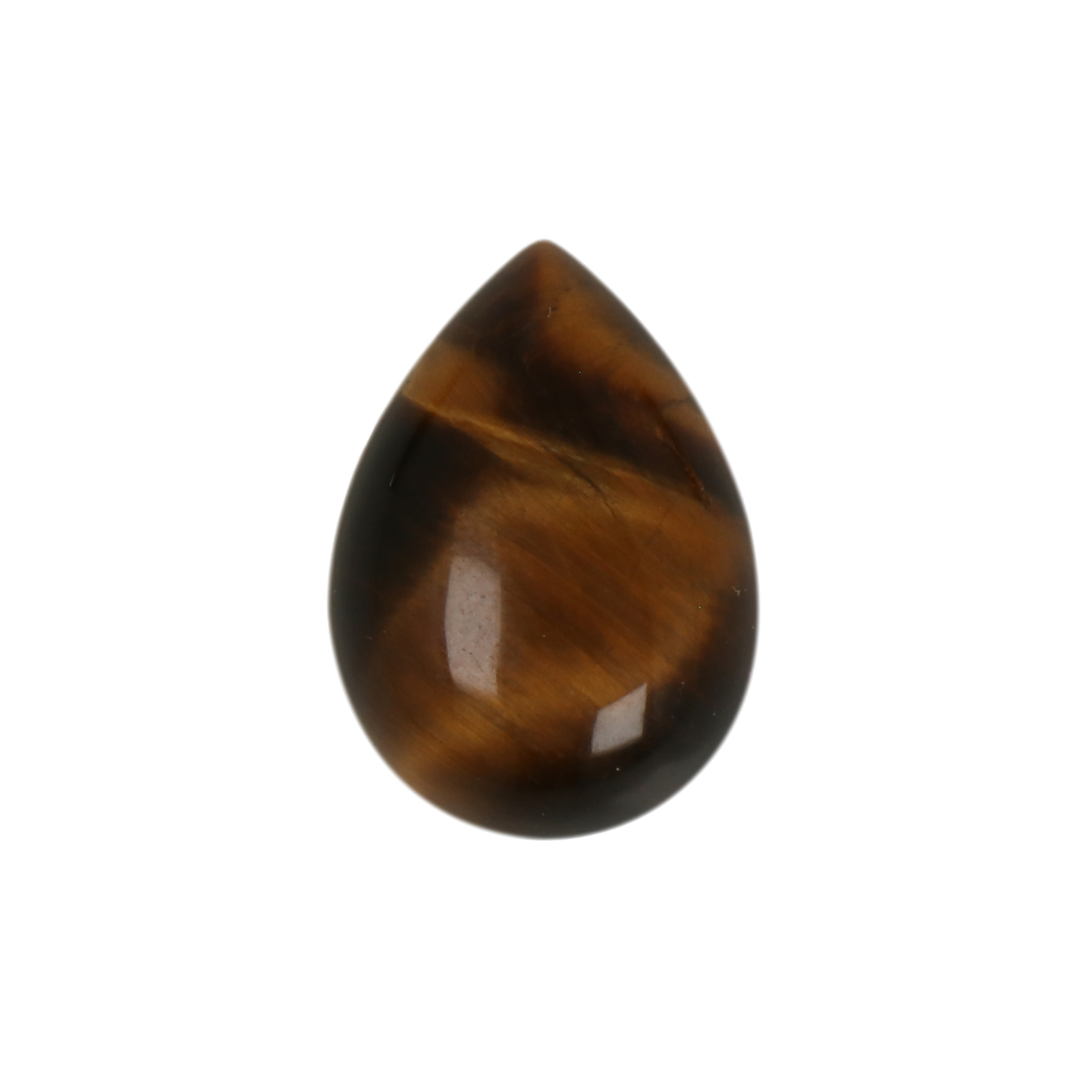 tiger's eye cabochon smooth drop 18x13mm | 1pc