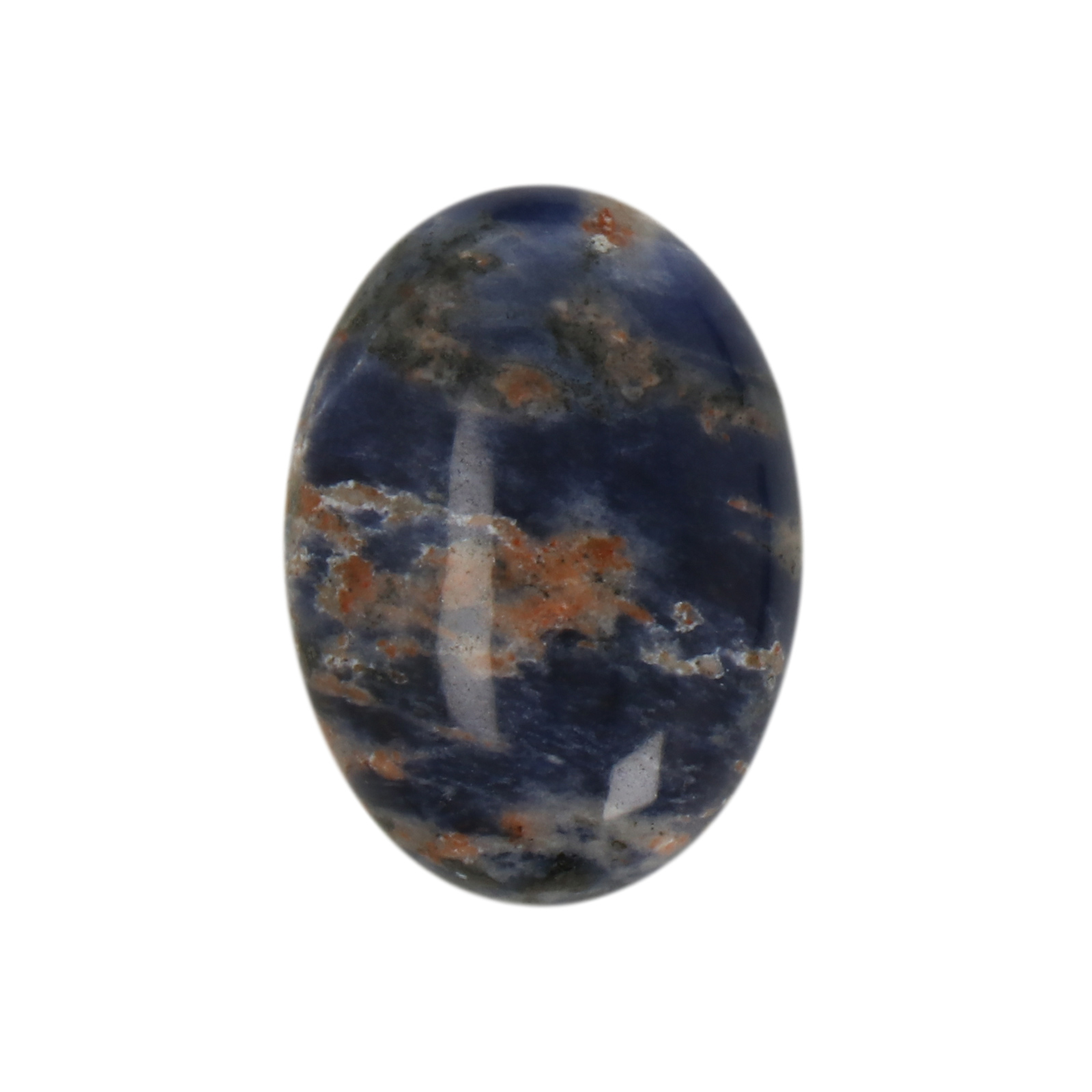 sodalite cabochon smooth oval 25x18mm | 1pc