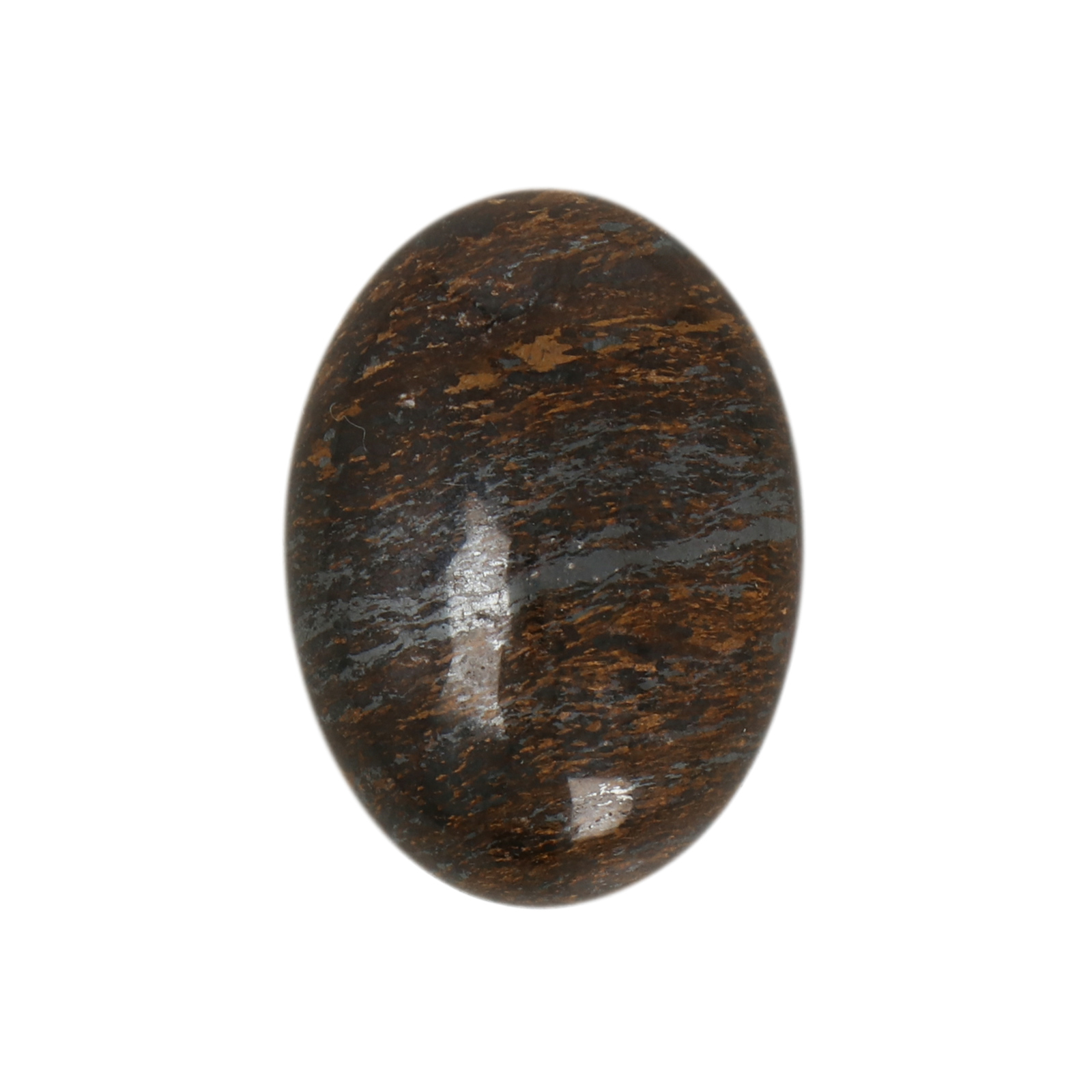 bronzite cabochon smooth oval 25x18mm | 1pc