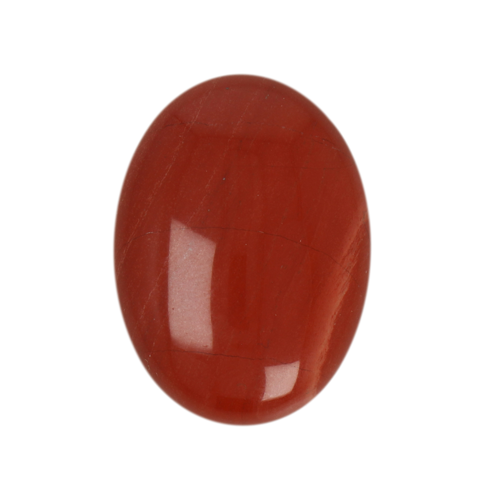 red jasper cabochon smooth oval 30x22mm | 1pc