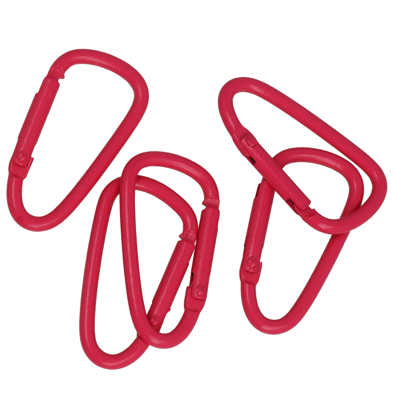 d-shaped lobster clasp - fuchsia 24x44,6mm | 5pc