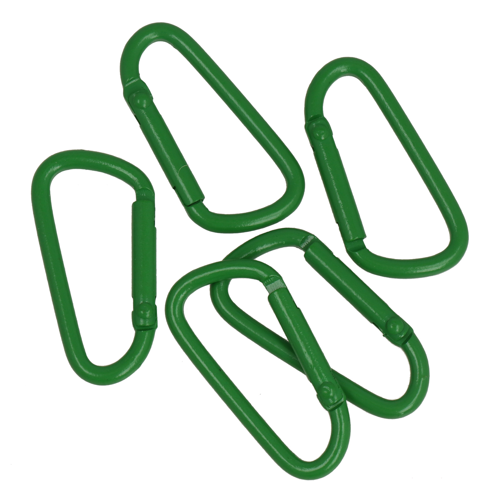 d-shaped lobster clasp - emerald 24x44,6mm | 5pc