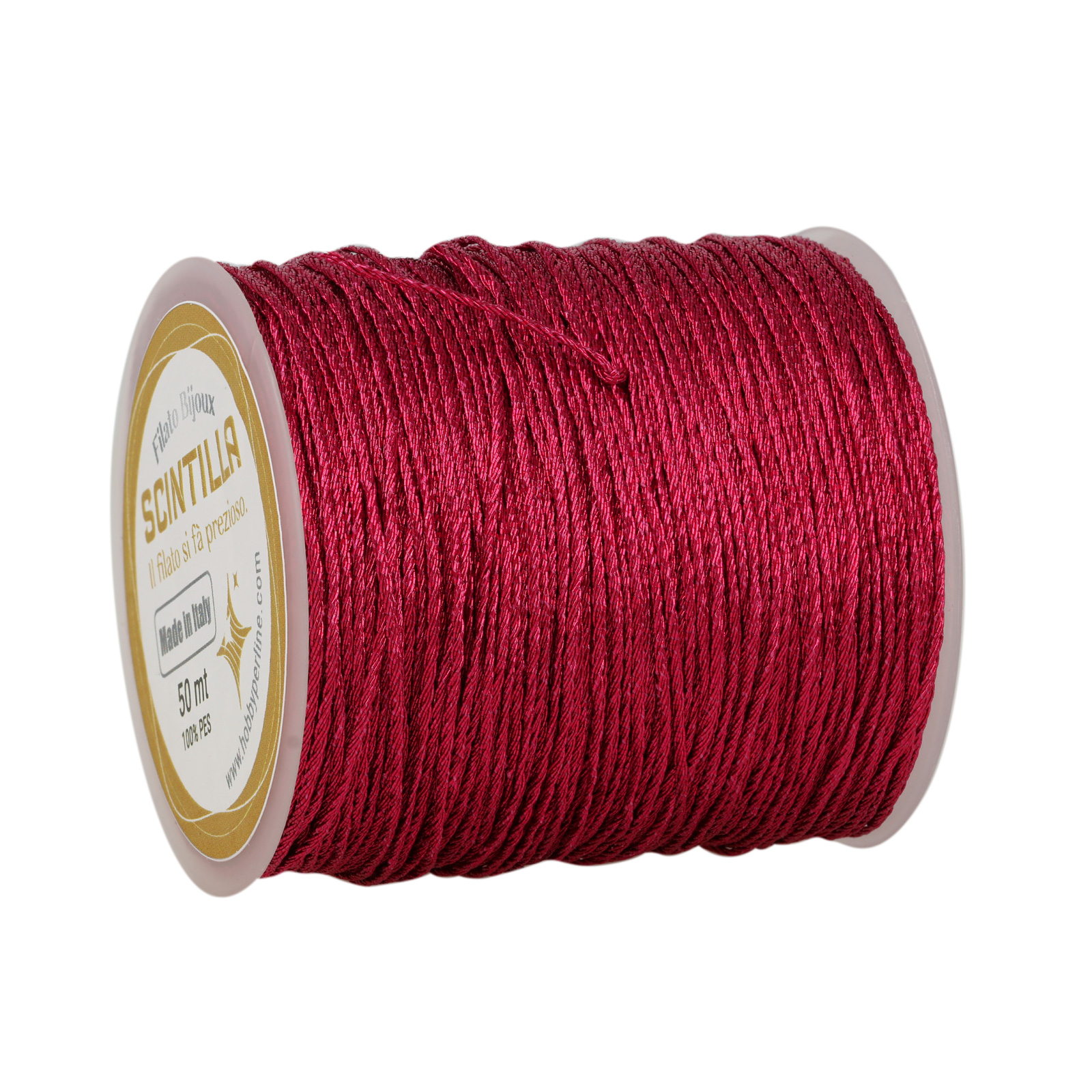 häkelgarn für schmuc scintilla grandé - fuchsia - 50mt | 1st