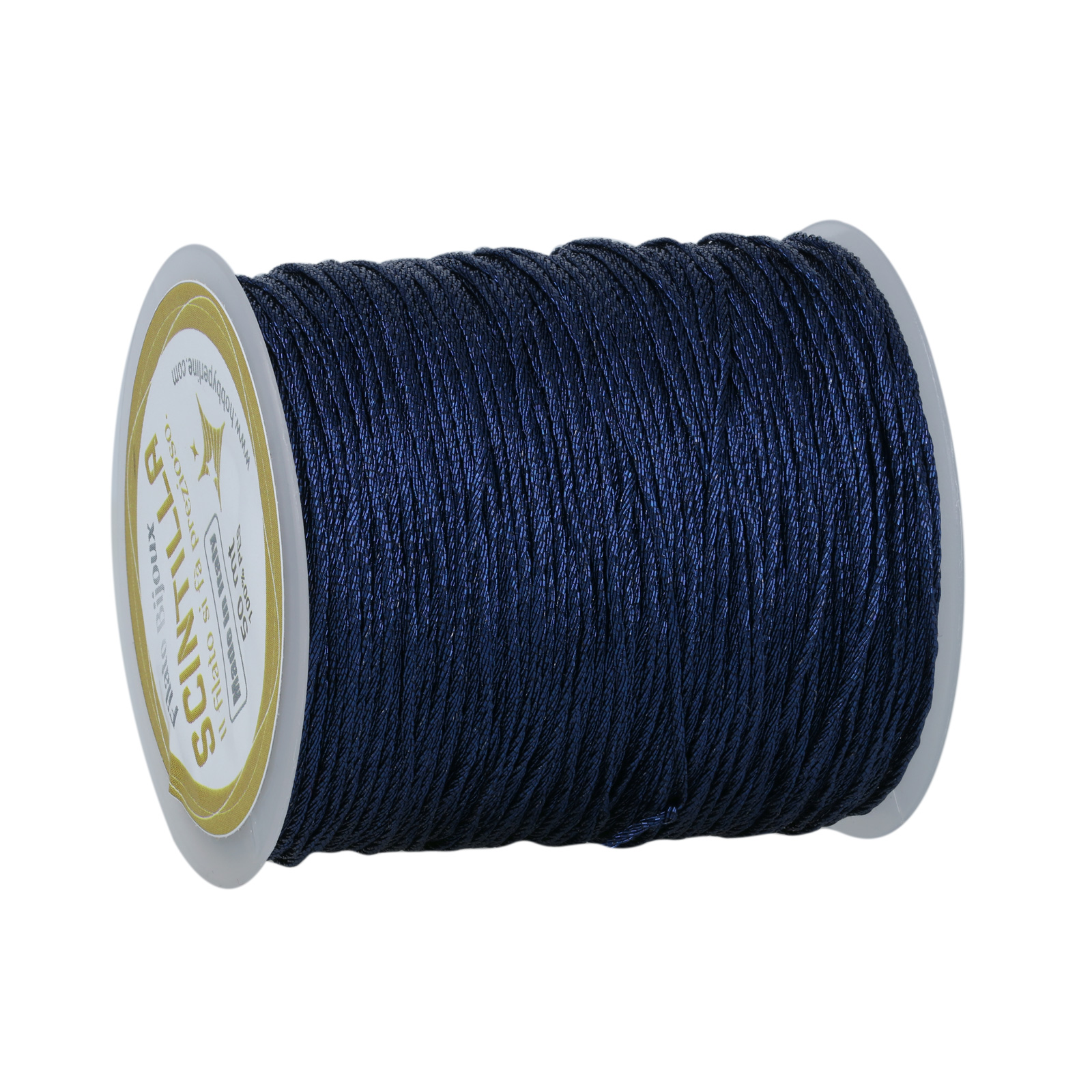 crochet jewel thread scintilla grandé - navy blue - 50mt | 1pc