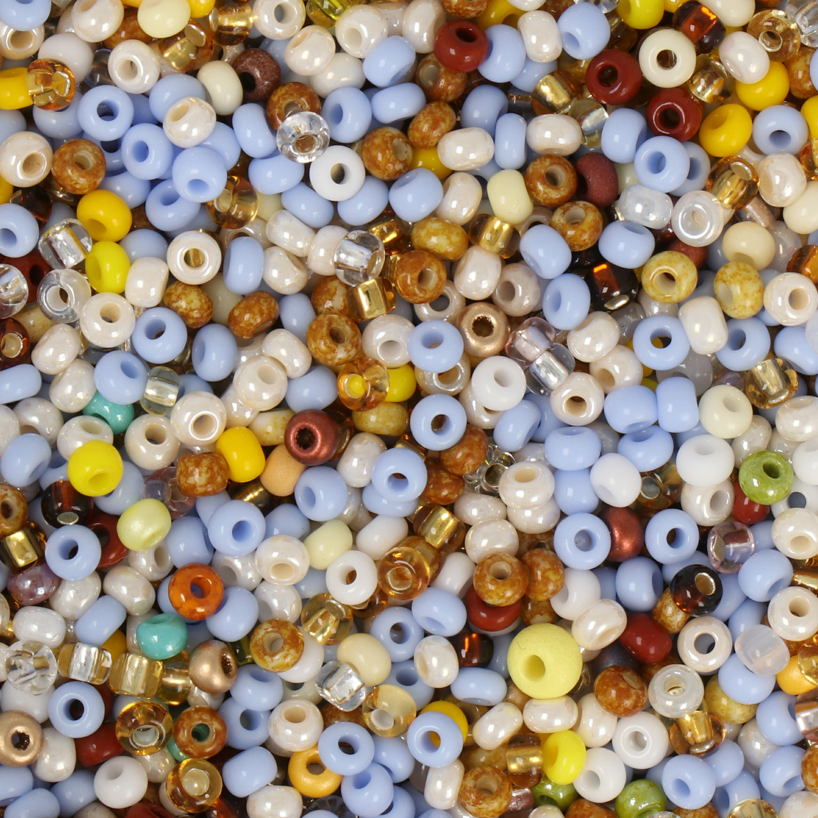 preciosa seed bead rocailles 8/0 sand mix | 40gr